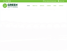 Tablet Screenshot of greenoptions.com.au